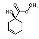 CAS 登录号：290306-18-2， 甲基(1S)-1-羟基-3-环己烯-1-羧酸酯
