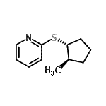 CAS#: 290368-58-0, 2-{[(1R,2R)-2-Methylcyclopentyl]Sulfanyl}Pyridine
