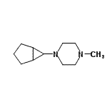CAS#: 29094-51-7, 1-(Bicyclo[3.1.0]Hex-6-Yl)-4-Methylpiperazine