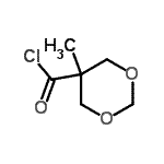 CAS 登录号：29185-50-0， 5-甲基-1,3-二恶烷-5-甲酰氯