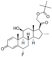 CAS#: 29205-06-9, 6alpha-Fluoro-11beta,21-Dihydroxy-16alpha-Methylpregna-1,4-Diene-3,20-Dione 21-Pivalate
