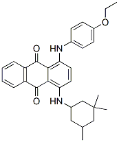CAS 登录号：29205-96-7， 1-[(4-乙氧基苯基)氨基]-4-[(3,3,5-三甲基环己基)氨基]蒽醌