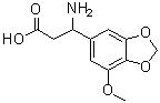 CAS#: 293330-10-6, 3-Amino-3-(7-Methoxy-1,3-Benzodioxol-5-Yl)Propanoic Acid