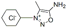 CAS 登录号:29396-22-3, 3-环己基-4-甲基-1-氧杂-2-氮杂-3-铵环戊-2,4-二烯-5-胺氯化物