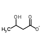 CAS#: 29435-48-1, 3-Hydroxybutanoate