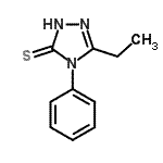 CAS#: 29448-76-8, 5-Ethyl-4-Phenyl-2,4-Dihydro-3H-1,2,4-Triazole-3-Thione