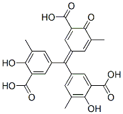 CAS#: 2947-64-0, 5,5'-[(3-Carboxy-5-Methyl-4-Oxo-2,5-Cyclohexadien-1-Ylidene)Methylene]Bis[2-Hydroxy-3-Methylbenzoic Acid]
