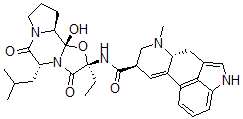 CAS#: 29475-05-6, 2'-Ethyl-12'-Hydroxy-5'alpha-(2-Methylpropyl)Ergotaman-3',6',18-Trione