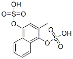 CAS 登录号：29520-22-7， 2-甲基-1,4-萘亚基二(硫酸氢酯)