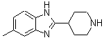 CAS 登录号：295790-48-6， 5-甲基-2-(4-哌啶基)-1H-苯并咪唑