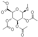 CAS#: 29587-10-8, Methyl (2S,3S,4S,5R,6S)-3,4,5-triacetyloxy-6-methylsulfanyloxane-2-carboxylate