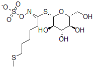 CAS 登录号：29611-01-6， 1-硫代-beta-D-吡喃葡萄糖 1-[6-(甲硫基)-N-(磺基氧基)己烷亚氨酸酯]