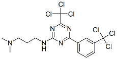 CAS#: 29622-48-8, N,N-Dimethyl-N'-[4-(Trichloromethyl)-6-[3-(Trichloromethyl)Phenyl]-1,3,5-Triazin-2-Yl]-1,3-Propanediamine