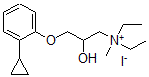CAS 登录号：29632-48-2， 3-(2-环丙基苯氧基)-N,N-二乙基-2-羟基-N-甲基-1-丙铵碘化物