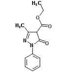 CAS#: 29711-06-6, Ethyl 3-Methyl-5-Oxo-1-Phenyl-4,5-Dihydro-1H-Pyrazole-4-Carboxylate