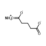 CAS 登录号：29750-34-3， 戊烷二酸酯,铵盐(1:1)