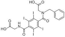 CAS#: 29779-64-4, N-(4-(((Carboxymethyl)Amino)Carbonyl)-2,3,5,6-Tetraiodobenzoyl)-N-(Phenylmethyl)Glycine