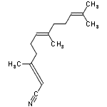 CAS 登录号：29789-67-1， (2E,6E)-3,7,11-三甲基-2,6,10-十二碳三烯腈