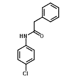 CAS 登录号：2990-06-9， N-(4-氯苯基)-2-苯基乙酰胺