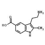 CAS 登录号：299167-10-5， 3-(2-氨基乙基)-2-甲基-1H-吲哚-5-羧酸