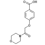 CAS#: 29936-96-7, 4-[2-(4-Morpholinyl)-2-Oxoethoxy]Benzoic Acid