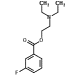 CAS 登录号：2994-22-1， 2-(二乙基氨基)乙基3-氟苯甲酸酯