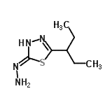 CAS#: 299440-51-0, 2-Hydrazino-5-(3-Pentanyl)-1,3,4-Thiadiazole