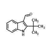 CAS 登录号：29957-81-1， 2-(2-甲基-2-丙基)-1H-吲哚-3-甲醛