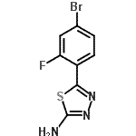 CAS#: 299937-74-9, 5-(4-Bromo-2-Fluorophenyl)-1,3,4-Thiadiazol-2-Amine