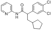 CAS#: 300353-42-8, 3,4-Dichloro-alpha-(Cyclopentylmethyl)-N-2-Pyridinyl-Benzeneacetamide