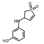 CAS#: 300556-52-9, 3-[(1,1-Dioxido-2,3-Dihydro-3-Thiophenyl)Amino]Phenol