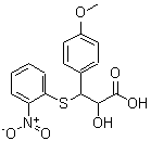 CAS#: 30067-06-2, 2-Hydroxy-3-(4-Methoxyphenyl)-3-[(2-Nitrophenyl)Sulfanyl]Propanoic Acid