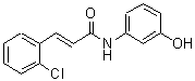 CAS 登录号：300825-48-3， (2E)-3-(2-氯苯基)-N-(3-羟基苯基)丙烯酰胺
