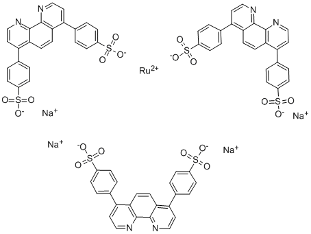 CAS 登录号：301206-84-8， 三[4-(1,10-菲罗啉-4-基)苯磺酸]钌钠盐