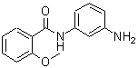 CAS 登录号：301207-46-5， N-(3-氨基苯基)-2-甲氧基苯甲酰胺