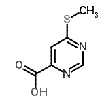 CAS 登录号：301342-78-9， 6-(甲硫基)-4-嘧啶羧酸