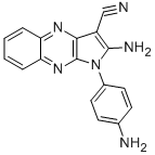 CAS#: 301358-46-3, 2-Amino-1-(4-aminophenyl)-1H-pyrrolo(2,3-b)quinoxaline-3-carbonitrile
