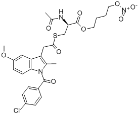 CAS#: 301838-28-8, N-Acetyl-D-Cysteine 4-(Nitrooxy)Butyl Ester 1-(4-Chlorobenzoyl)-5-Methoxy-2-Methyl-1H-Indole-3-Acetate (Ester)