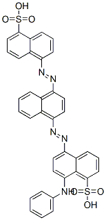 CAS#: 30255-64-2, 8-(Phenylamino)-5-[[4-[(5-Sulpho-1-Naphthyl)Azo]-1-Naphthyl]Azo]Naphthalene-1-Sulphonic Acid