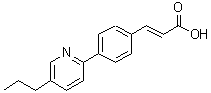 CAS#: 302602-33-1, (2E)-3-[4-(5-Propyl-2-Pyridinyl)Phenyl]Acrylic Acid