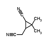CAS 登录号：302778-34-3， 3-(氰基甲基)-2,2-二甲基环丙烷甲腈