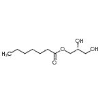 CAS#: 3030-30-6, (2R)-2,3-Dihydroxypropyl Heptanoate