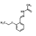 CAS 登录号：303085-82-7， N'-[(E)-(2-乙氧基苯基)亚甲基]乙酰肼