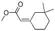 CAS 登录号：30346-23-7， 甲基(2Z)-2-(3,3-二甲基环己亚基)乙酸酯