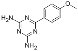CAS 登录号：30354-91-7， 6-(4-甲氧基苯基)-1,3,5-三嗪-2,4-二胺