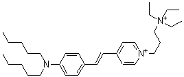 CAS#: 303727-66-4, 3-[4-[2-[4-(Dipentylamino)phenyl]ethenyl]pyridin-1-ium-1-yl]propyl-triethylazanium dibromide
