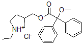 CAS#: 3043-12-7, (1-Ethylpyrrolidin-1-Ium-3-Yl)Methyl 2-Methoxy-2,2-Diphenylacetate Chloride