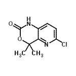 CAS#: 304467-39-8, 6-Chloro-4,4-Dimethyl-1,4-Dihydro-2H-Pyrido[3,2-d][1,3]Oxazin-2-One