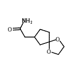 CAS#: 30482-23-6, 2-(1,4-Dioxaspiro[4.4]Non-7-Yl)Acetamide