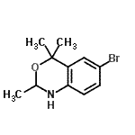 CAS#: 304858-44-4, 6-Bromo-2,4,4-Trimethyl-1,4-Dihydro-2H-3,1-Benzoxazine